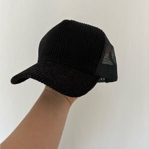 James Perse Black Mesh Cap